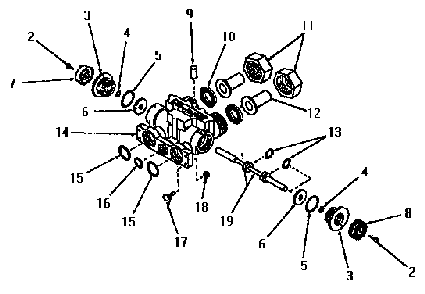 70394 By-pass Valve Diagram and Parts List for DK5010  Speed Queen Trash Compactor