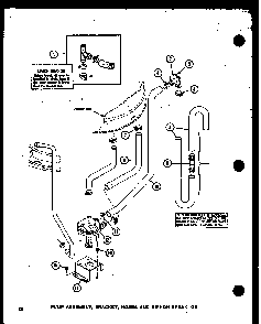 Section 19 Diagram and Parts List for TAA200 P75751-8W Amana Washer