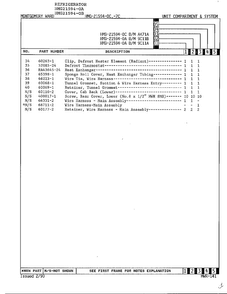 Unit Compartment & System Page 3 Diagram and Parts List for 21304-0A  Admiral Refrigerator