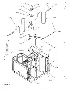 Air Conditioner Page 7 Diagram and Parts List for PC3EW P117781R Amana Air Conditioner