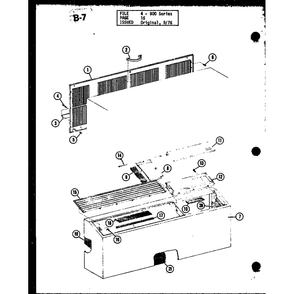 Diagram 4 Diagram and Parts List for SB900-30A P55761-1R Amana Air Conditioner
