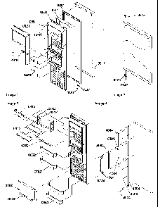 Refrigerator Door Diagram and Parts List for SRD325S5W-P1199402WW  Amana Refrigerator