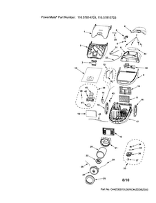 Part Location Diagram of KC74PDEDZYU7 Maytag Tool storage