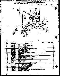Add-on Icemaker Diagram and Parts List for TQ20QBW-P1111604WW  Amana Refrigerator