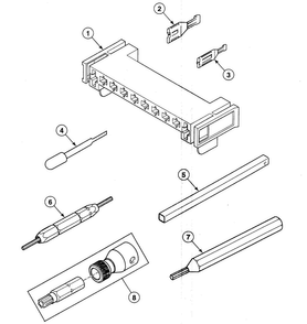 Extractor Tools Diagram and Parts List for SDG709QF  Speed Queen Dryer