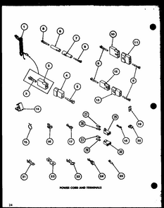 Section 9 Diagram and Parts List for LG3912W P1122703WW Amana Dryer