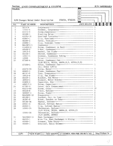 Unit Compartment And System Page 2 Diagram and Parts List for 22752  Maytag Refrigerator