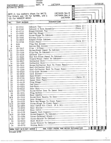 Complete Dryer Assembly Page 2 Diagram and Parts List for 7640A REV B Norge Dryer