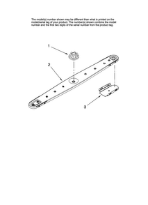 Lower Washarm Parts Diagram and Parts List for MDB8851AWS0  Maytag Dishwasher