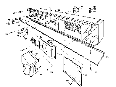 Control Assembly Diagram and Parts List for 5629947310  Kenmore Microwave