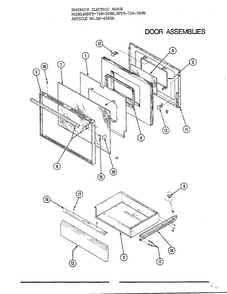 Part Location Diagram of 0684-316X Maytag Panel, service door - black