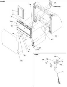 Condenser & Timer Box Assy Diagram and Parts List for BB20VPSE-P1321308WB  Amana Refrigerator