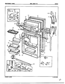 Part Location Diagram of 68128-24 Maytag TRIM INSERT