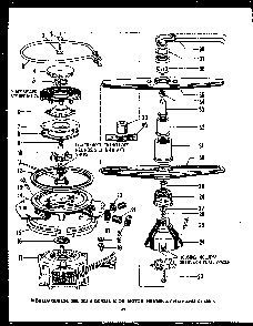 Section 6 Diagram and Parts List for DCR225-1V-OS  Caloric Dishwasher