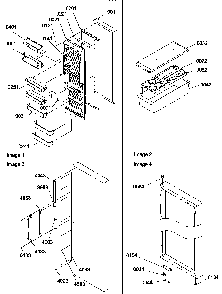 Refrigerator Door And Accessories Diagram and Parts List for SXD27TW-P1302801WW  Amana Refrigerator