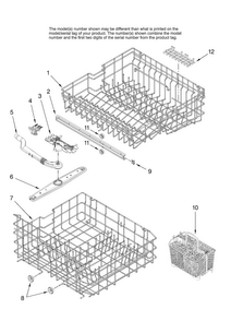 Part Location Diagram of W10169390 Whirlpool STOP