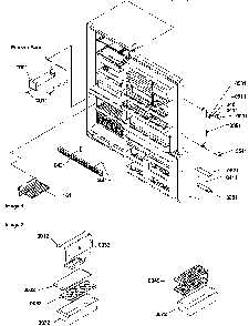 Door Handles & Accessories Diagram and Parts List for BX21TE-P1196513WE  Amana Refrigerator