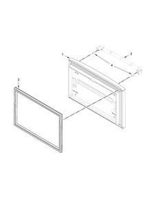 Part Location Diagram of W10605389 Whirlpool HANDLE