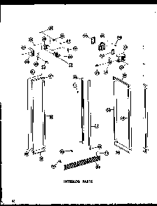 Interior Parts Diagram and Parts List for SRN22N-C-P60230-17WC  Amana Refrigerator