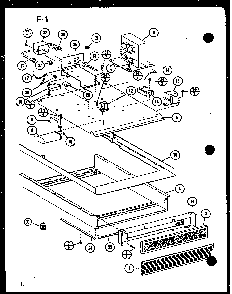 Transformer Diagram and Parts List for RC-14SD P75750-1M Amana Microwave