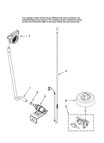 Fill And Overfill Parts Diagram and Parts List for MDBH980AWQ45  Maytag Dishwasher