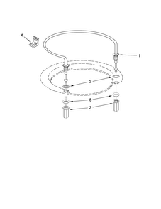 Heater Parts Diagram and Parts List for CUD6710XB3  Crosley Dishwasher