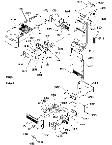 Ice Maker/control Assy Diagram and Parts List for SRD22S5L-P1190304WL  Amana Refrigerator