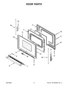 Part Location Diagram of W11440159 Whirlpool BRKT-MNTG