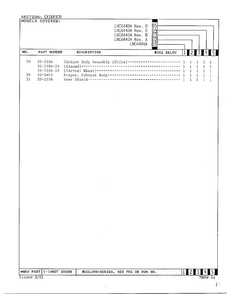 Exterior Page 3 Diagram and Parts List for 6440A REV J Norge Washer