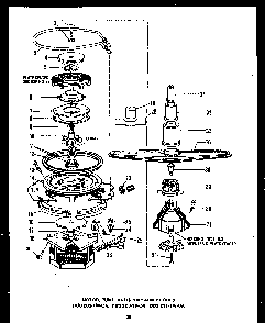 Section 12 Diagram and Parts List for DCS211-1L-OA  Caloric Dishwasher