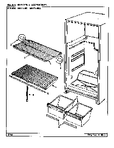 Shelves & Accessories Diagram and Parts List for NNT170KA CC29A Maytag Refrigerator