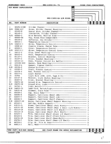 Fresh Food Compartment Page 2 Diagram and Parts List for 23892-OA  Admiral Refrigerator