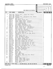 Doors Page 2 Diagram and Parts List for 19804-0A  Admiral Refrigerator