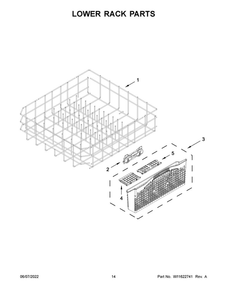 Part Location Diagram of W11281124 Whirlpool BASKT-WARE