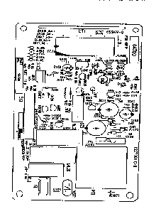 Power And Control Circuit Board 16099 Diagram and Parts List for 56566101690  Kenmore Microwave
