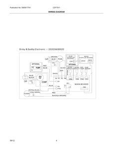Wiring Diagram Diagram and Parts List for CDF70V111  Crosley Dehumidifier