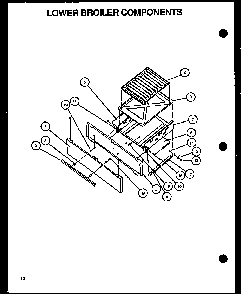Part Location Diagram of 0086774 Whirlpool PLATE, BROILER HINGE