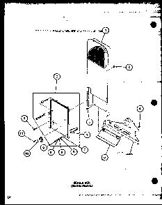 Section 10 Diagram and Parts List for LG2911 P7804804W W Amana Dryer