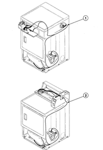 Harnesses Diagram and Parts List for SDET07QF1500  Speed Queen Dryer