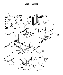 Unit Parts Diagram and Parts List for 10650045714  Kenmore Refrigerator