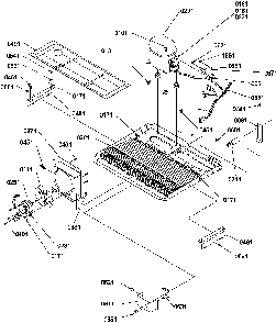 Machine Compartment Diagram and Parts List for SG521SBW-P1197002WW  Amana Refrigerator