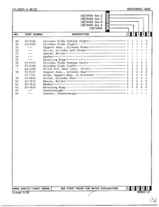 Cylinder And Drive Page 3 Diagram and Parts List for 7640A REV D Norge Dryer
