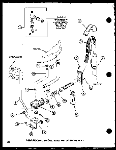 Section 6 Diagram and Parts List for LWD553 P7762116W W Amana Washer