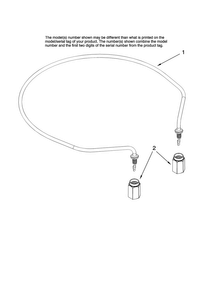 Heater Parts Diagram and Parts List for MDBH985AWB45  Maytag Dishwasher