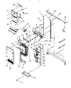 Freezer Evaporator And Air Handling Diagram and Parts List for SG521SBL-P1197001WL  Amana Refrigerator