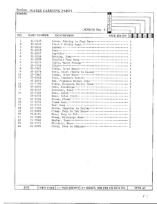Water Carrying Parts Page 2 Diagram and Parts List for 6640A REV K Norge Washer