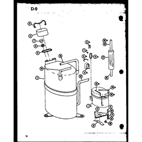 Diagram 14 Diagram and Parts List for 912-3E50A P68412-6R Amana Air Conditioner