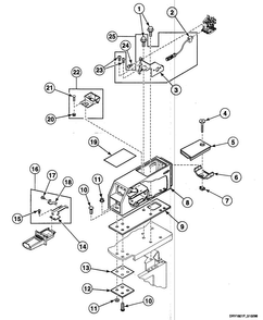 Meter Case 2 Diagram and Parts List for SDE307WF1500  Speed Queen Dryer