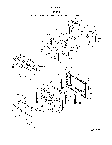 Doors Diagram and Parts List for 79075443414  Kenmore Range