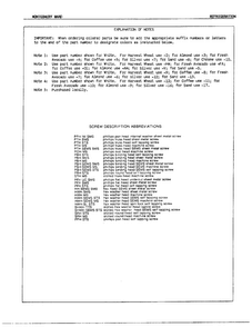 Explanation Of Notes Diagram and Parts List for 14070B-0  Admiral Refrigerator
